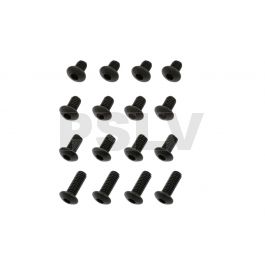 217543 Socket Head Button Screw (black) M3